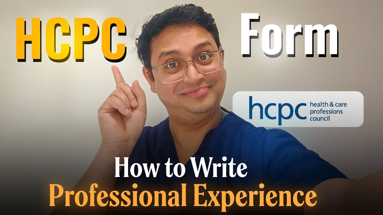HCPC UK Step-by-Step | How to Present Your Experience Perfectly
