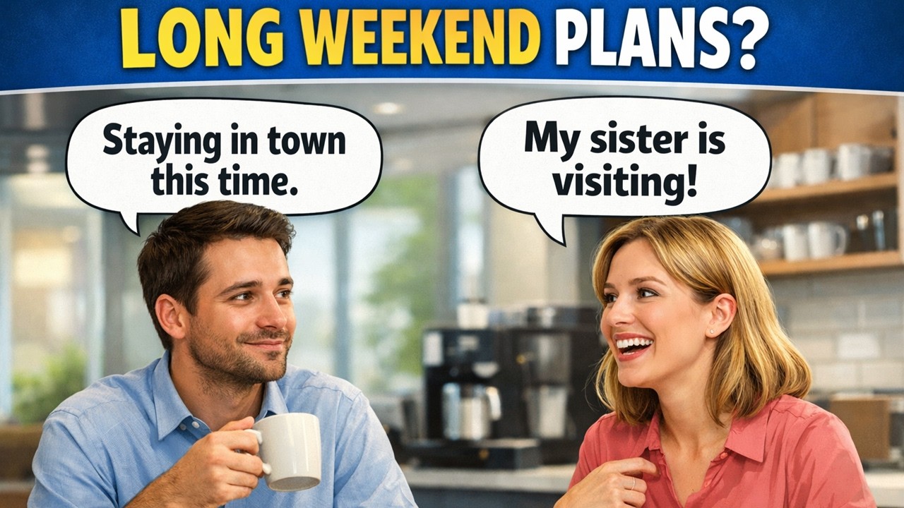 Talking About Holiday Plans in English 🎉| English Conversation