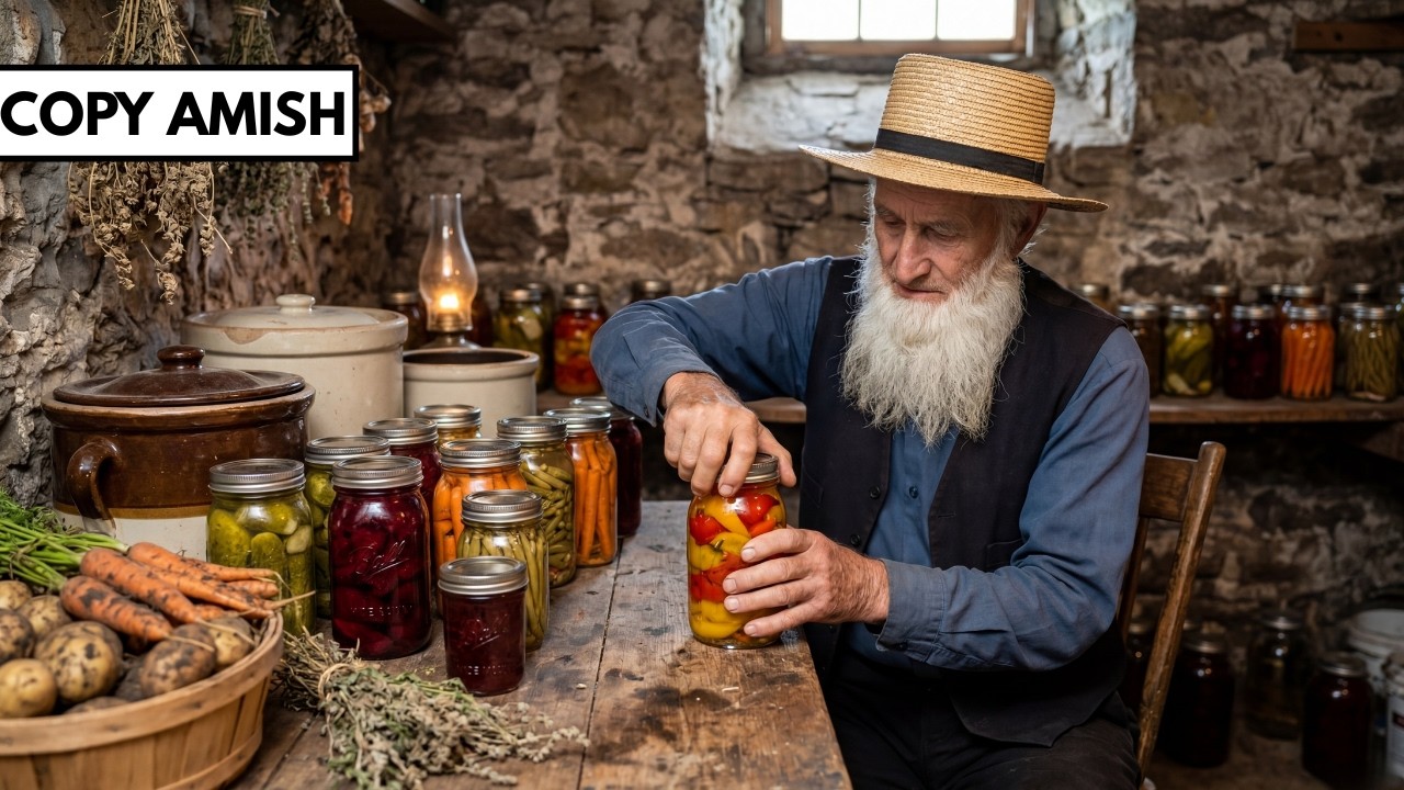 How Amish Store Food Without Refrigeration...