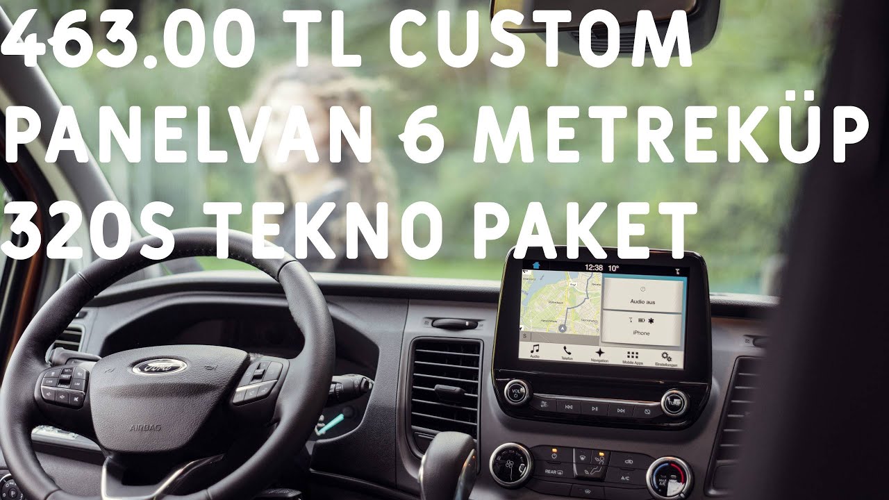TRANSİT CUSTOM 320S KISA ŞASE TEKNO PAKET PANELVAN