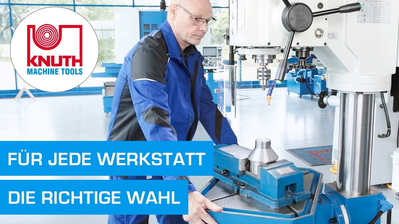 Die KNUTH Säulenbohrmaschine SSB 40 Xn