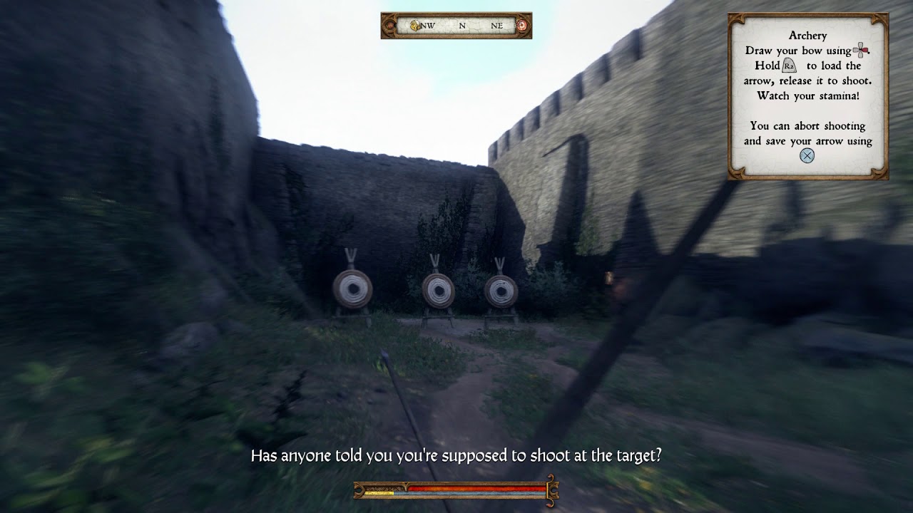 Kingdom Come Deliverance Undertake Archery Training