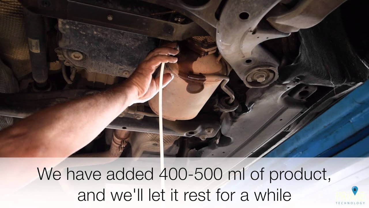 How to solve DPF problems - Audi Q7 - DPF Cleaning and Complete Service with the Blue Additives