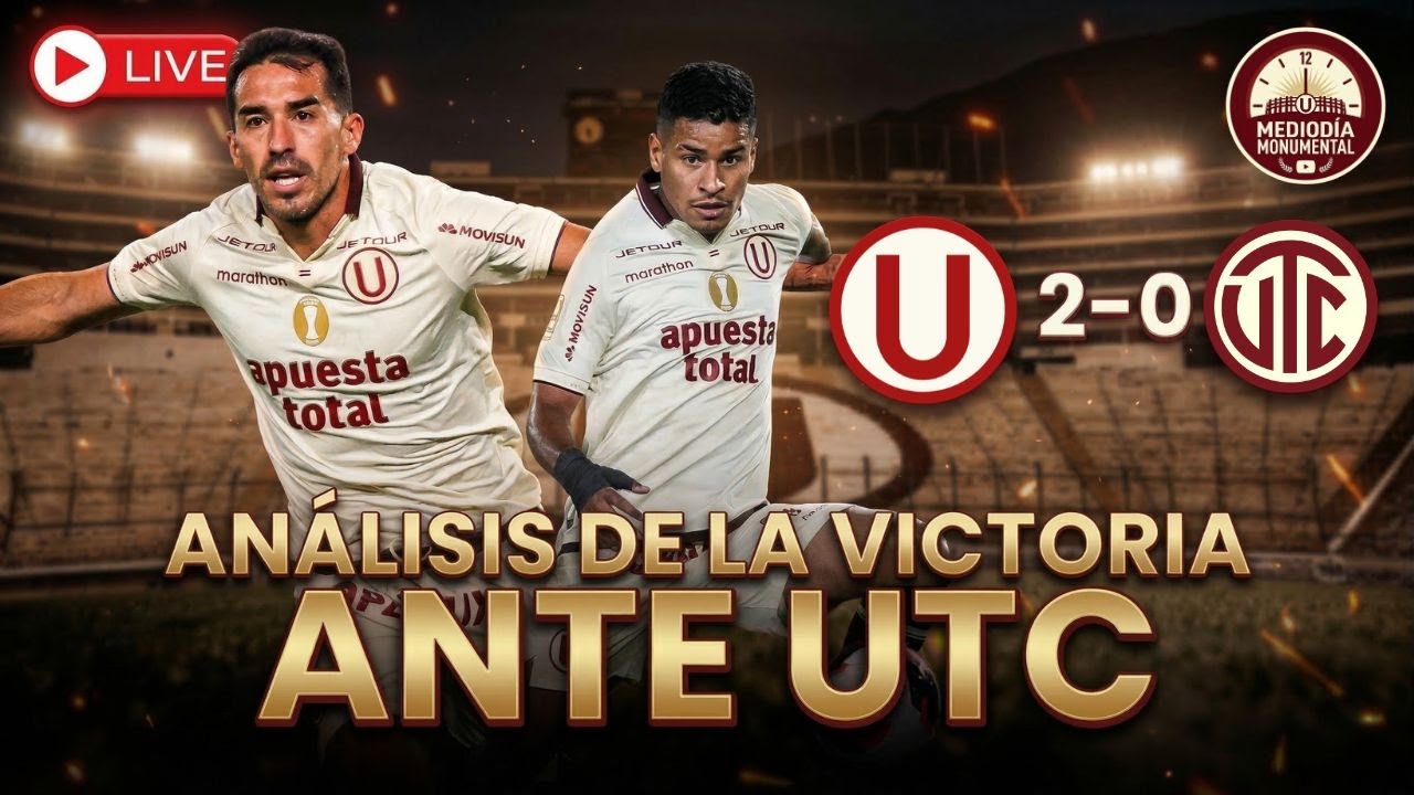 🚨 ¡GANÓ LA CREMA! Análisis del 2-0 de Universitario vs UTC | MEDODÍA MONUMENTAL