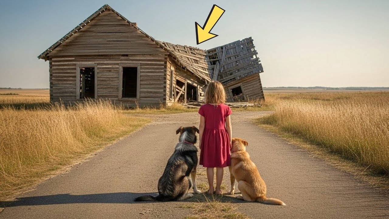 ABANDONADA POR SU FAMILIA! SE REFUGIÓ EN UNA CASA EN RUINAS CON SOLO DOS PERROS… EL MOTIVO IMPACTA