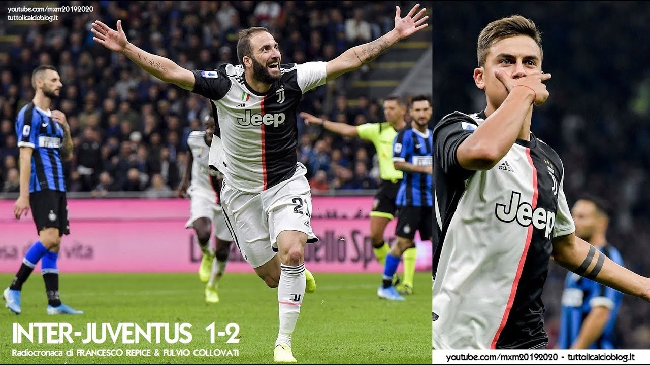 INTER-JUVENTUS 1-2 - Radiocronaca di Francesco Repice e Fulvio Collovati (6/10/2019) da Rai Radio 1
