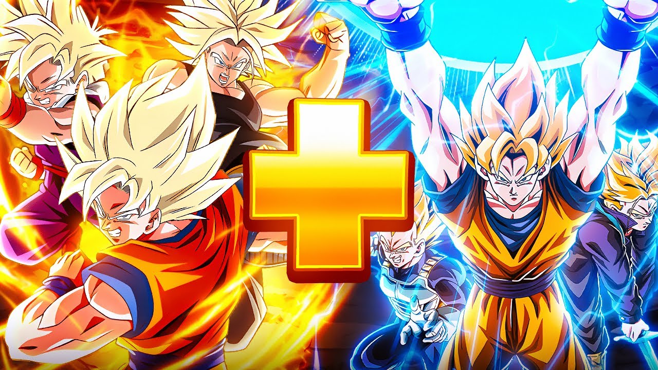 LR INT SSJ GOKU, VEGETA & TRUNKS + LR PHY SSJ GOKU, GOHAN & TRUNKS! (DBZ: Dokkan Battle)