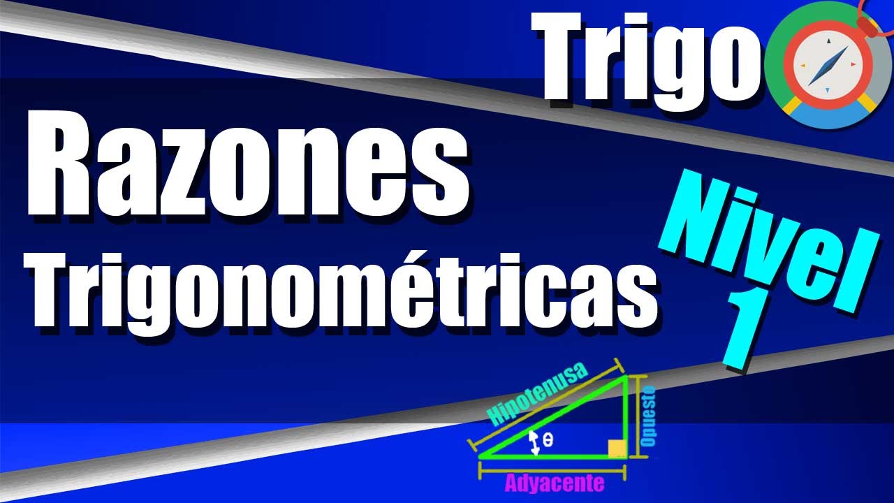 Razones Trigonométricas en el Triángulo Rectángulo Ejercicios Resueltos Nivel 1