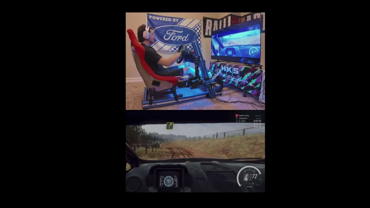 Разбился и вернулся, чтобы ВЫИГРАТЬ этап!! #nlr360 #thrustmaster #nextlevelracing #gaming #mozara...