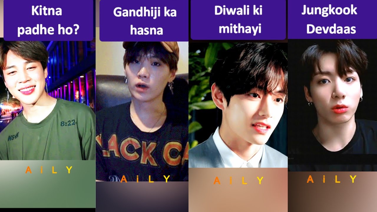 #BTS Hindi Tik Tok // All members funny videos ❤️😍😘💜❤️💛