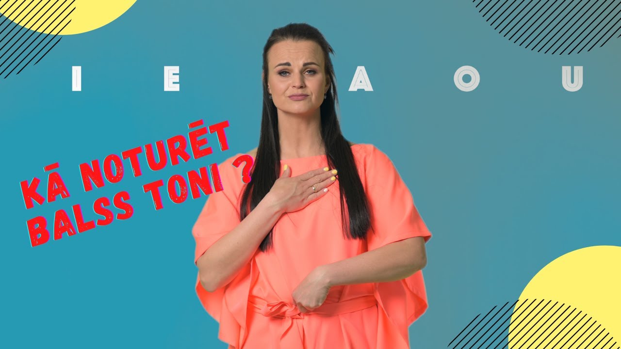 Kā noturēt balss toni?