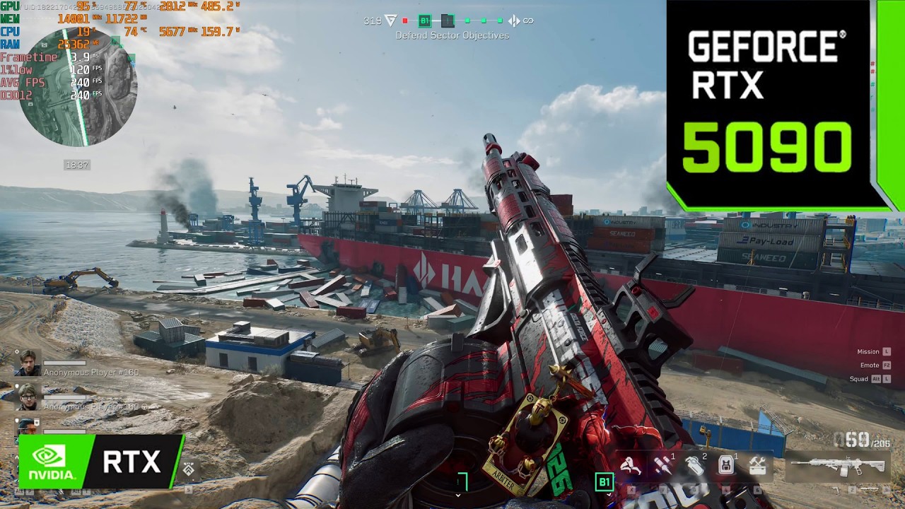 Delta Force 4K Max Settings: RTX 5090 - i9 14900K | CI-19 Action - DLSS 4 On