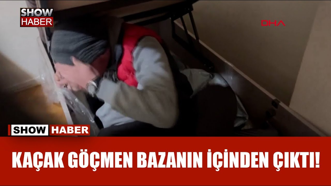 Avcılar'da kaçak göçmen operasyonu: Bazanın içinden çıktı!