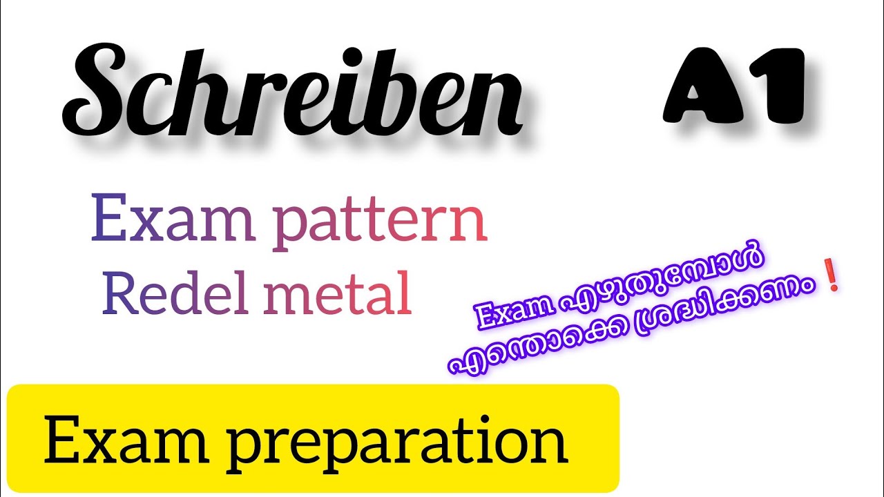 📈‼️How To Pass A1 Schreiben Exam. Exam Tips and Tricks 🌟🇩🇪.