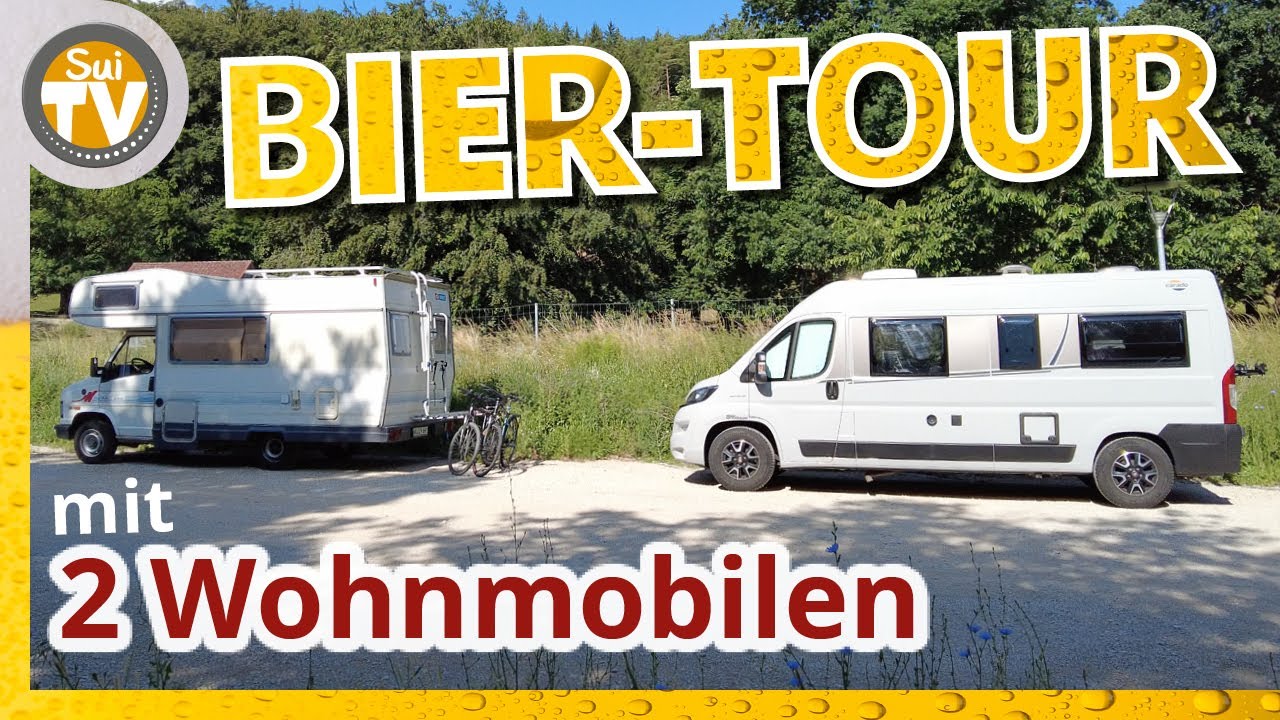 Biertour / Bier-Roadtrip mit 2 Wohnmobilen