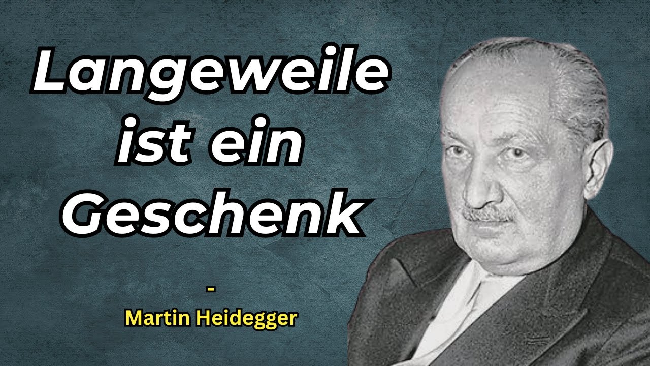 Warum Langeweile dein wertvollstes Gut ist - Heideggers verborgene Weisheit