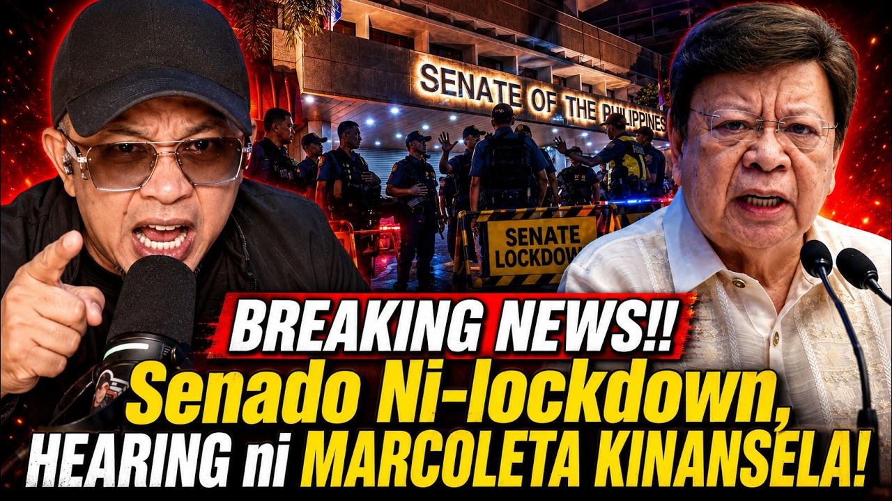BREAKING NEWS!! Senado Ni-lockdown, HEARING ni MARCOLETA KINANSELA!