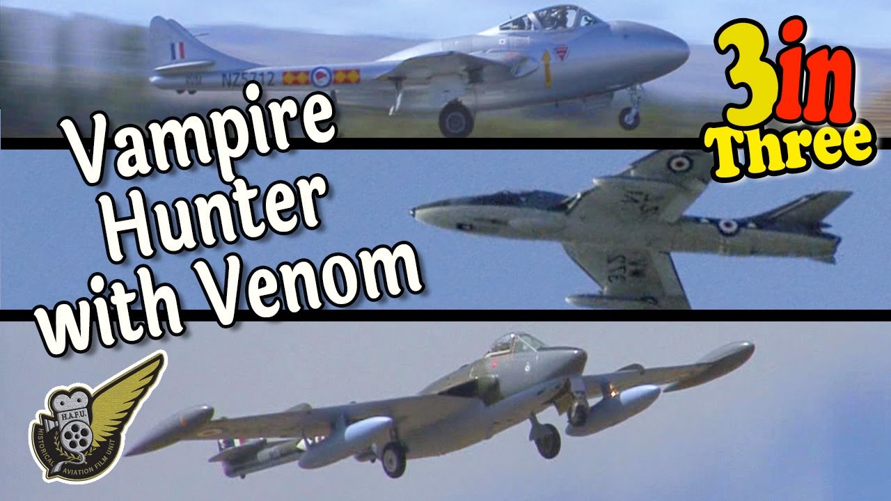Three Early Generation British Jet Fighters