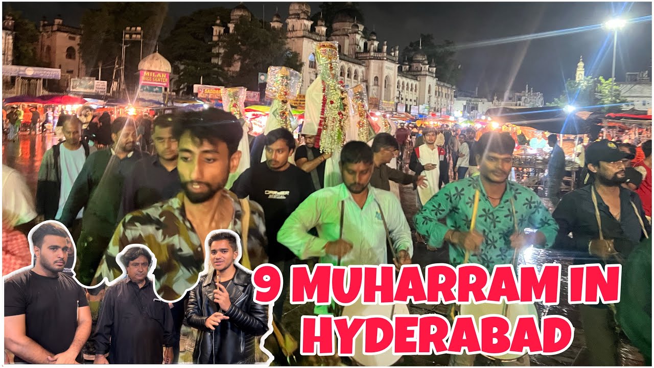 9 MUHARRAM IN CHARMINAR || MUHARRAM IN HYDERABAD || 08-08-2022