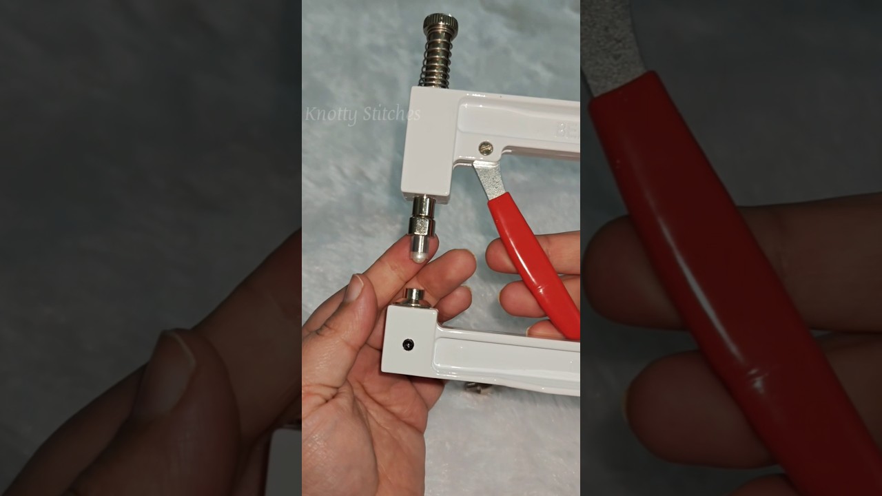 How to use pearl setting maching to attach pearls on clothes #shorts