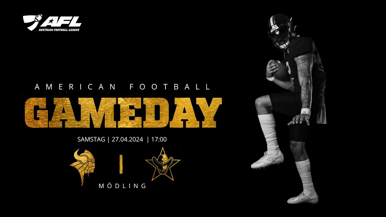 LIVESTREAM - AFL WEEK 5 - Vienna VIKINGS at Mödling RANGERS