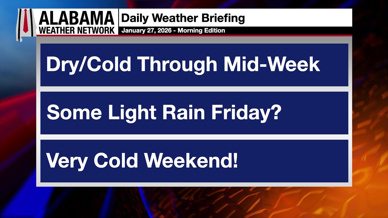 James Spann's Morning Briefing - Tuesday 1.27.26