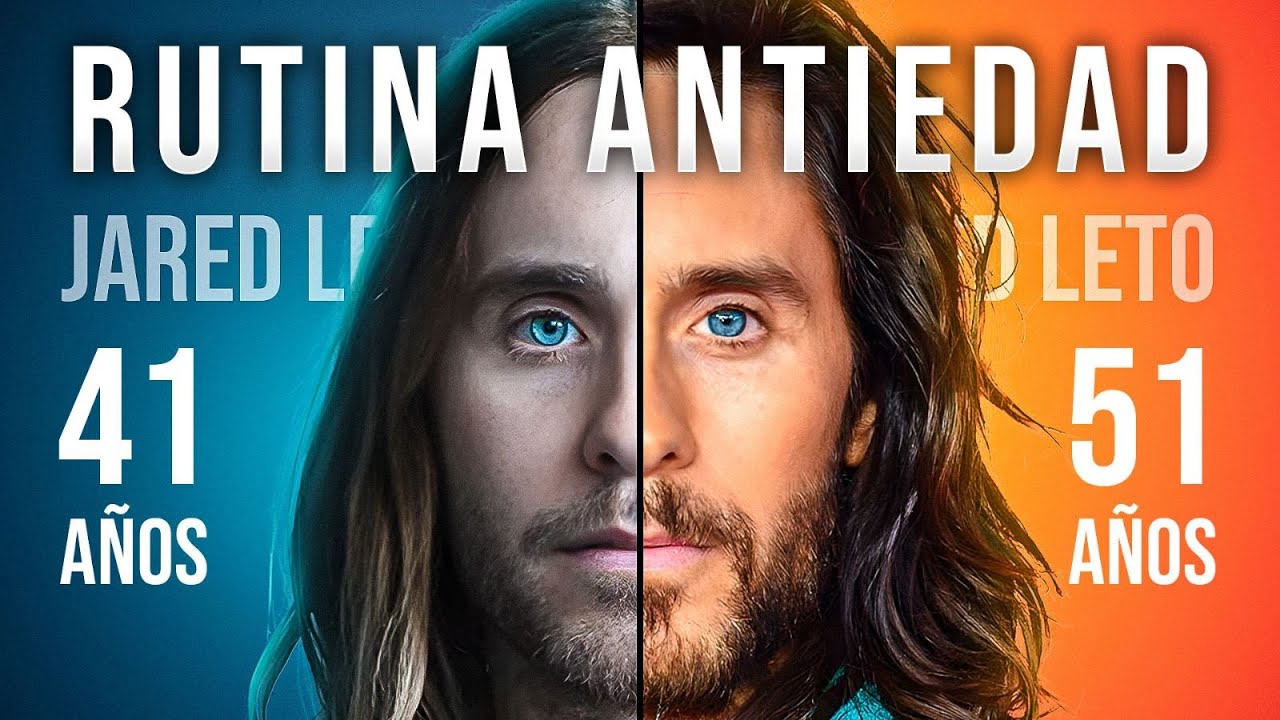 Por Qué JARED LETO NO envejece  (REVELADA su RUTINA ANTIEDAD)