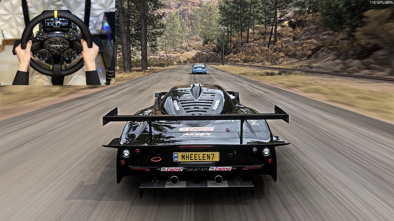 1219HP Maserati MC12 Versione Corsa |Racing The Goliath Forza horizon 5  |Steering Wheel Gameplay