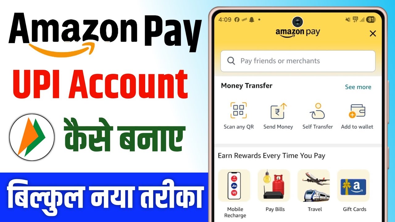 Amazon pay new account kaise banaye | How to open amazon pay account | Amazon pay upi kaise banaye