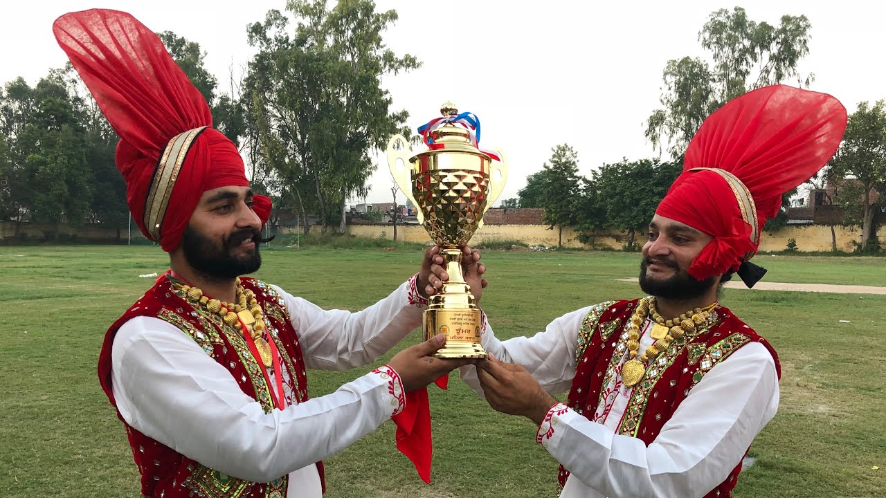 Patel college rajpura bhangra team zone winner 2018 gold medal