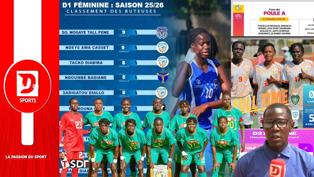 D1 féminine (J9) : Ndèye Awa Casset signe un deuxième triplé en deux rencontres