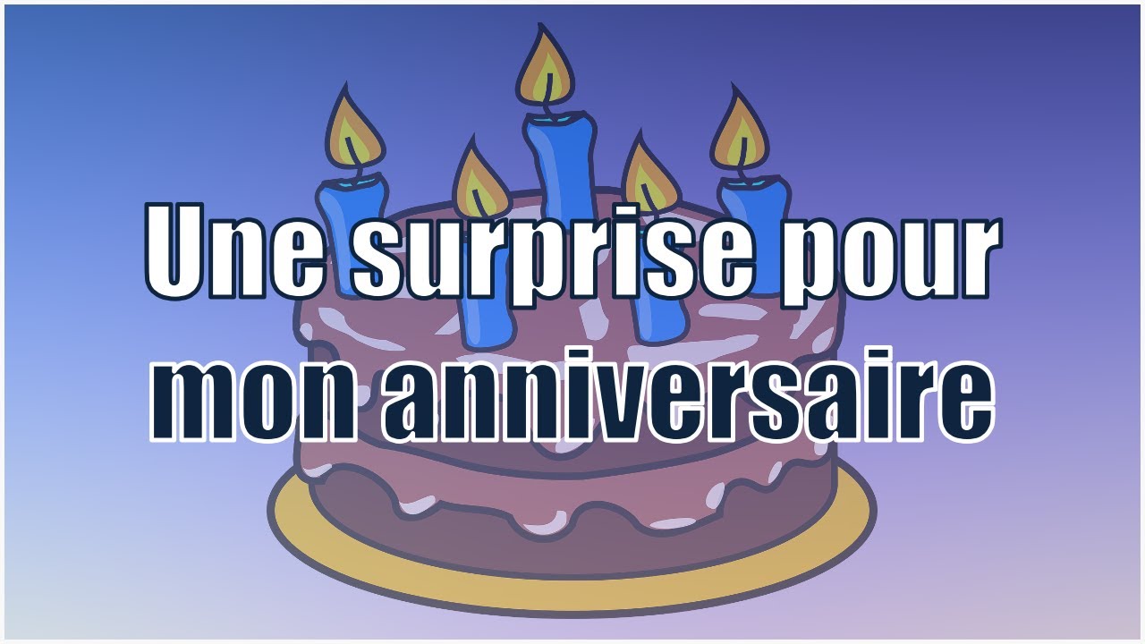 🎙️ « Une surprise pour mon anniversaire » – Histoire de la vie quotidienne