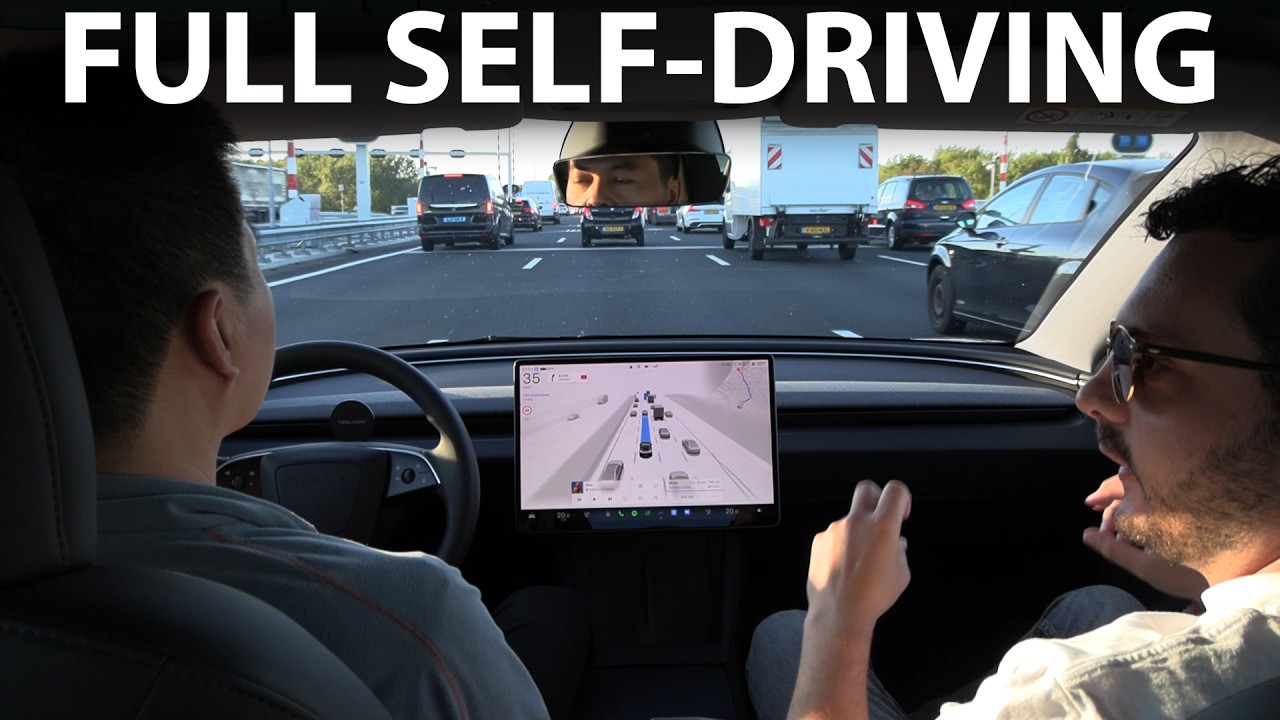Тестирование Tesla FSD v14.2.2.5 в Нидерландах: более 1 часа безупречной езды