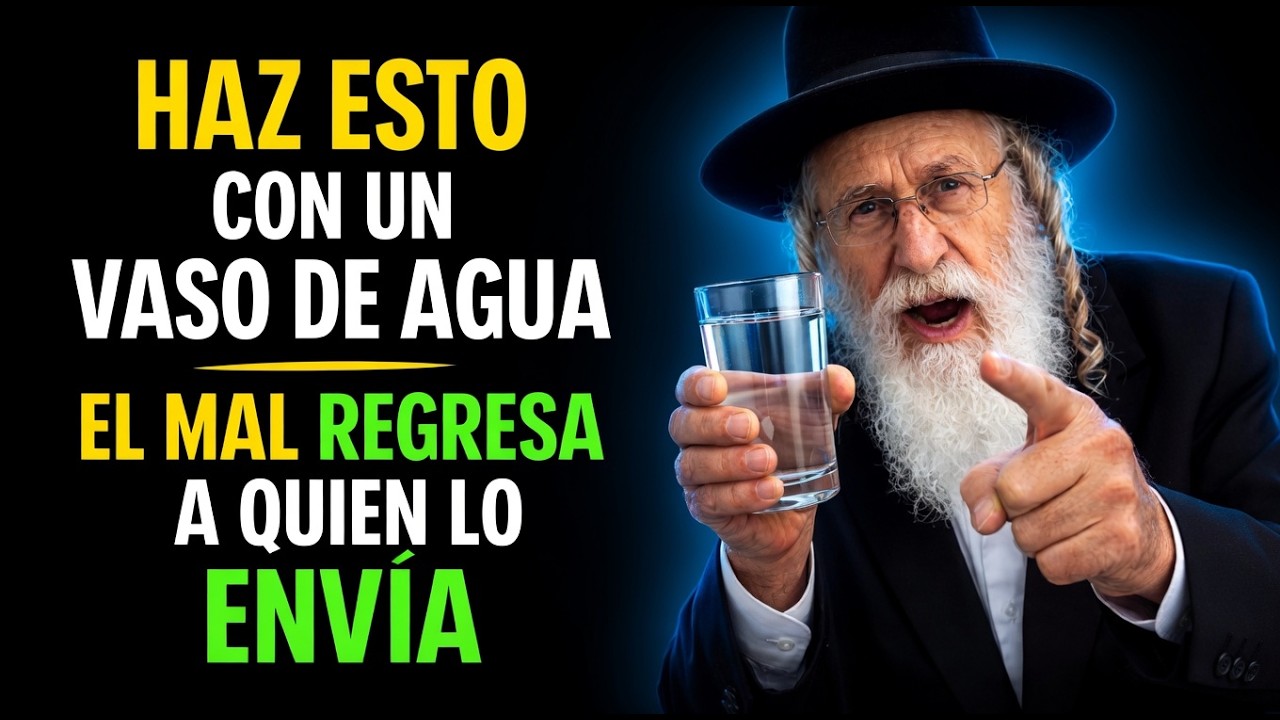 Si alguien te desea MAL, haz esto con un vaso de AGUA