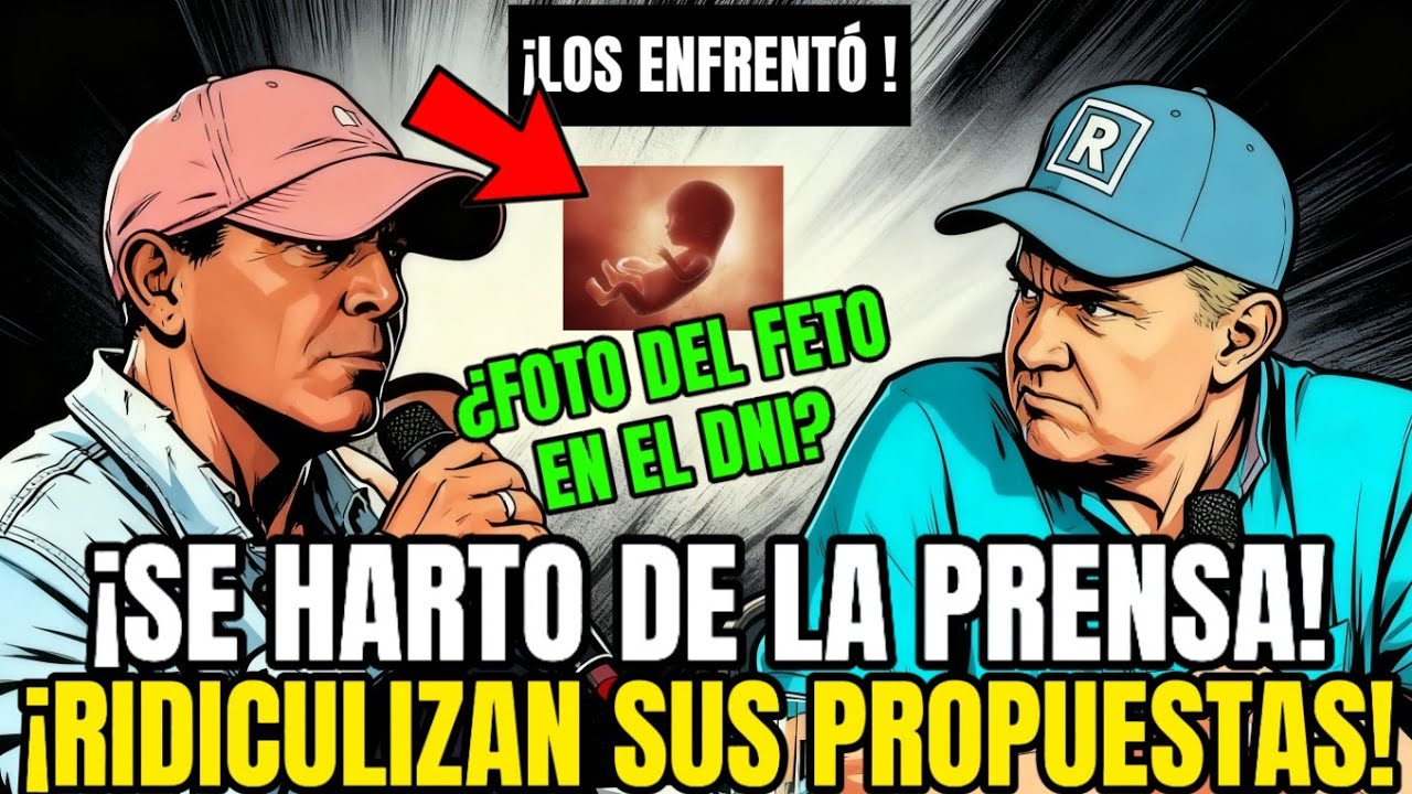 ¡EXPLOTÓ! LÓPEZ ALIAGA SE ENFRENTA A LA PRENSA POR RIDICULIZAR DNI PARA EL NO NACIDO