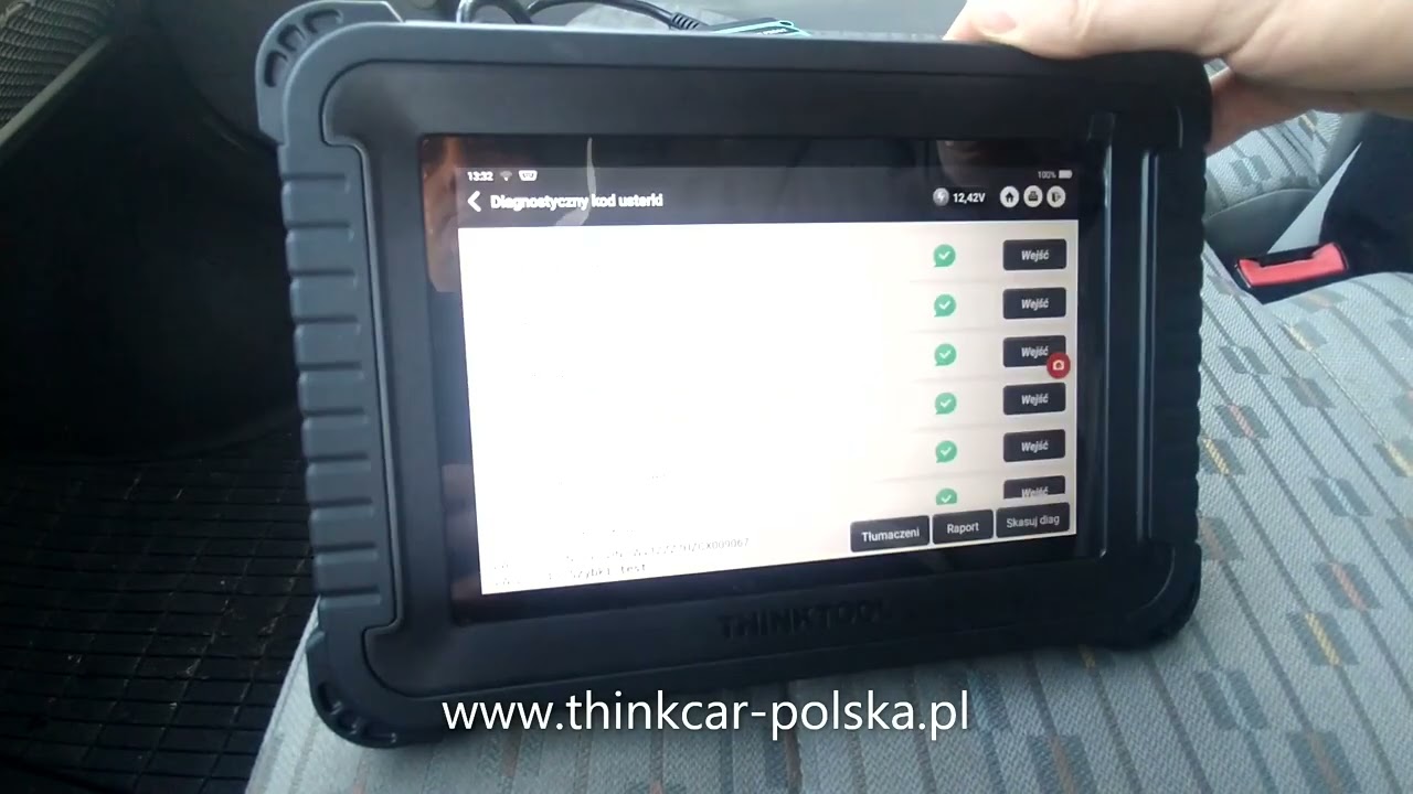 THINKCAR / THINKTOOL EURO IMMO MASTER 8 Cali 14 funkcji, funkcje onlinme w wybranych markach.