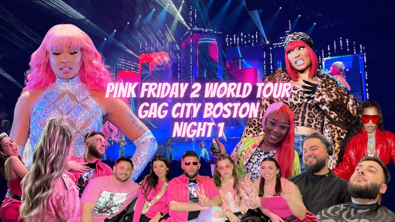 VLOG 1 🎀 PINK FRIDAY 2 WORLD TOUR 🎀 GAG CITY BOSTON NIGHT 1 👑 NICKI MINAJ 👑