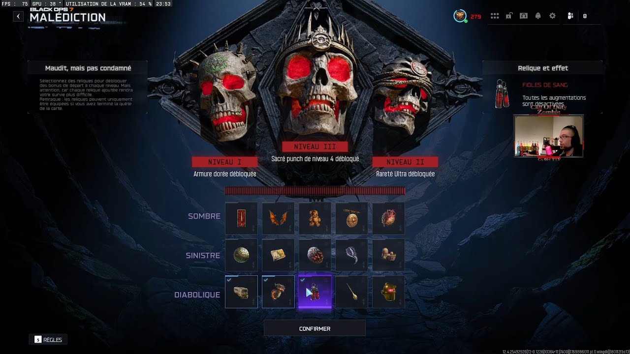 Le secret de Ashes of the damned en mode cursed reliques diaboliques (dark ops mode difficile). trio