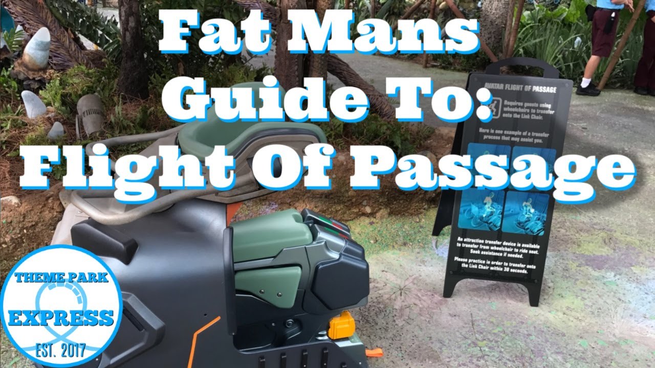 Fat Mans Guide To: Flight Of Passage | How To Fit On Flight Of Passage | Tips For Fluffy People