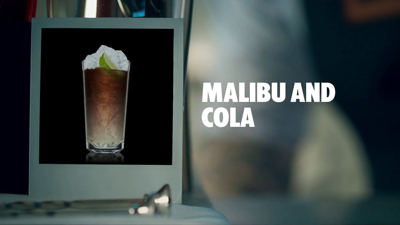 MALIBU AND COLA DRINK RECIPE - HOW TO MIX
