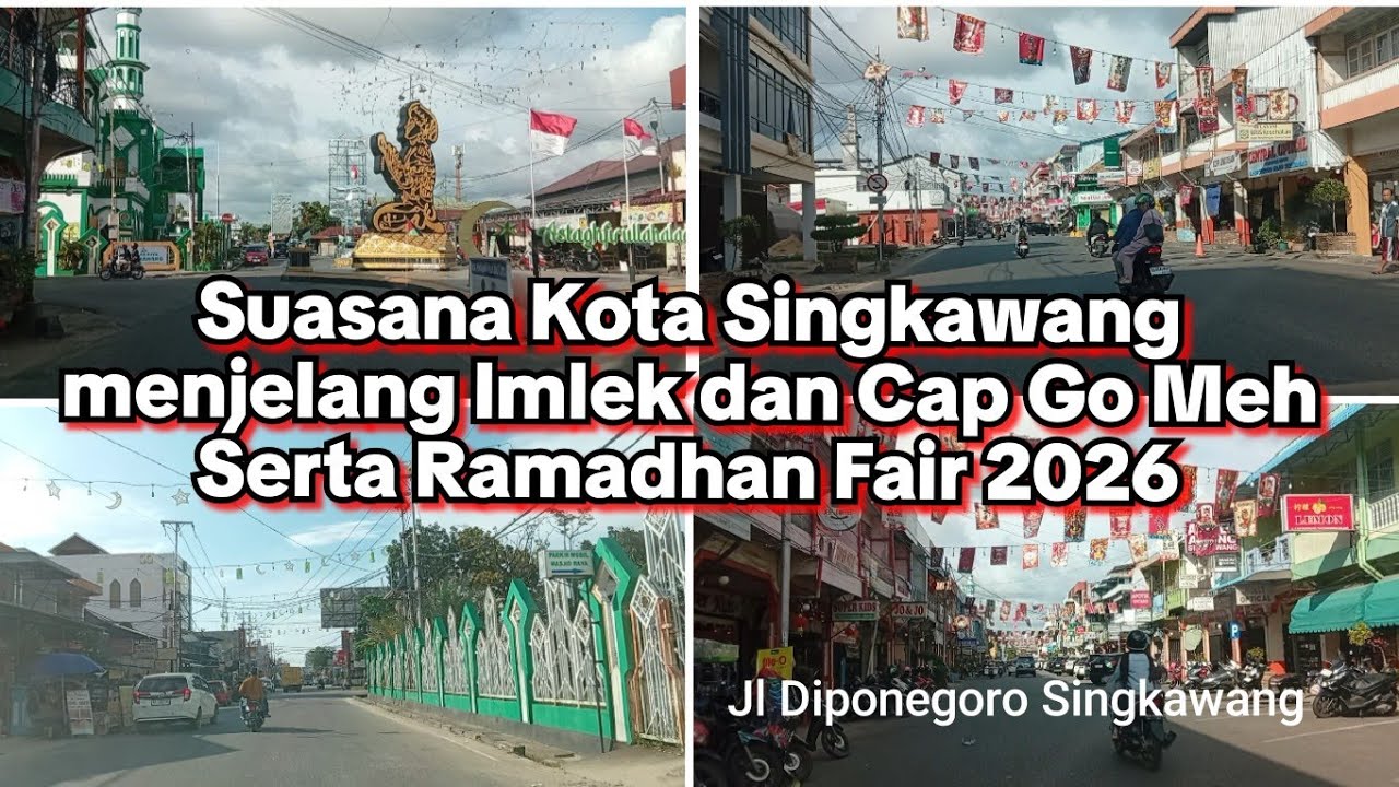 Kota singkawang siap sambut Imlek Cap go meh serta Ramadhan Fair 2026 #imleksingkawang #imlek2026 