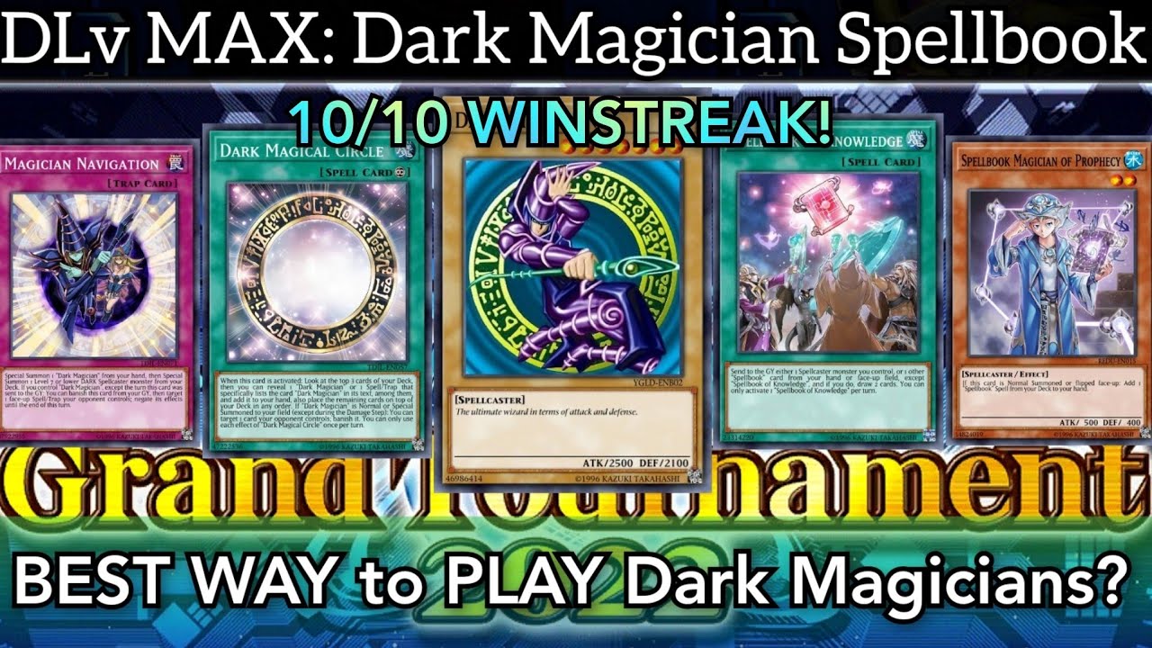 DLv MAX w/ DARK MAGICIANS and... SPELLBOOKS Engine?! 10/10 WINS! [Yu-Gi-Oh! Duel Links]