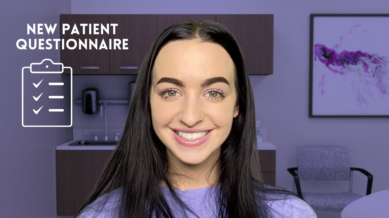 [ASMR] New Patient At Doctor's Office | Medical Questions, Typing