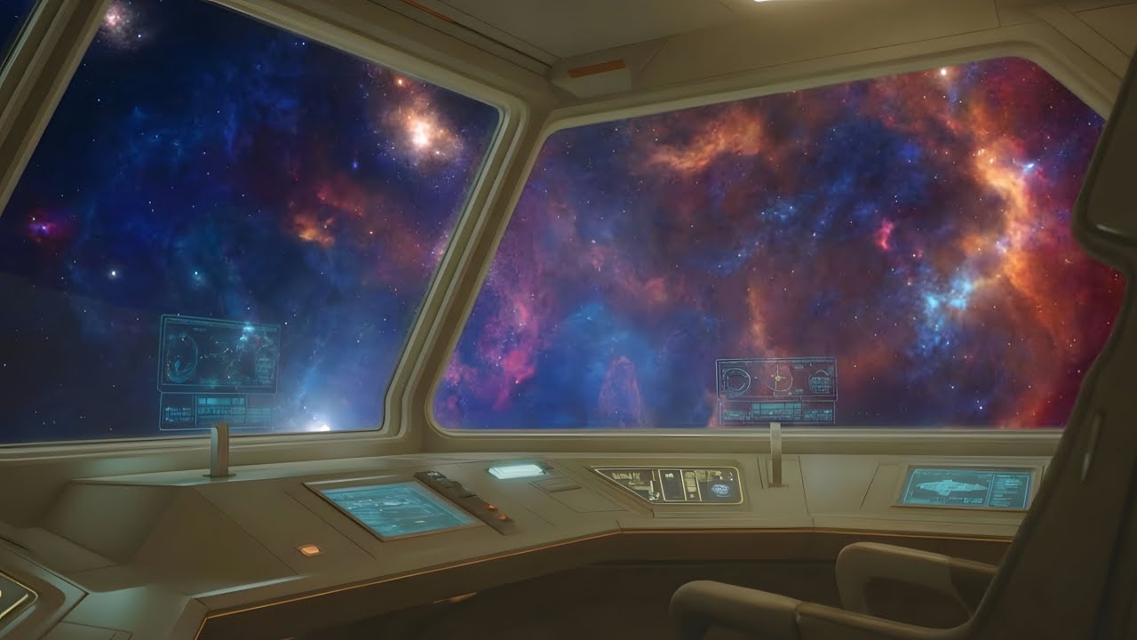 4 Hours of Space Ambient Music for Focus & Night Work – Sci Fi Ambient BGM