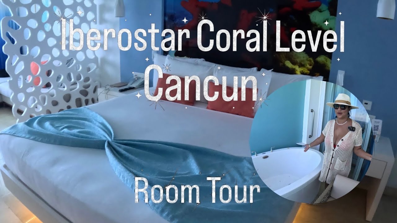 Обзор номера Junior Suite Coral Level в отеле Iberostar Cancun.