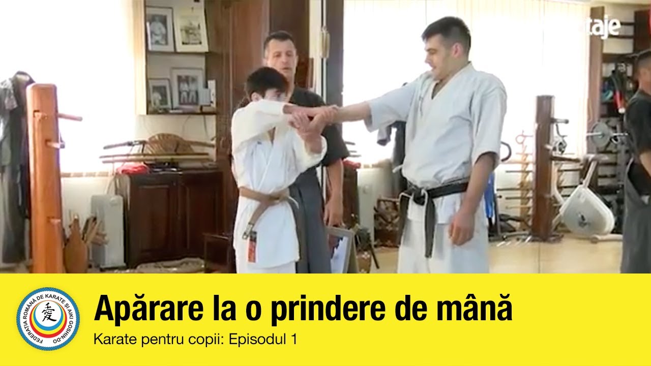 Karate pentru copii - Episodul 1: Apărare la o prindere de mână