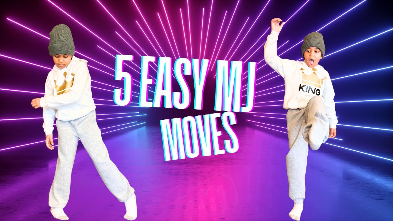 Learn 5 EASY & Classic Micael Jackson Moves for Beginners