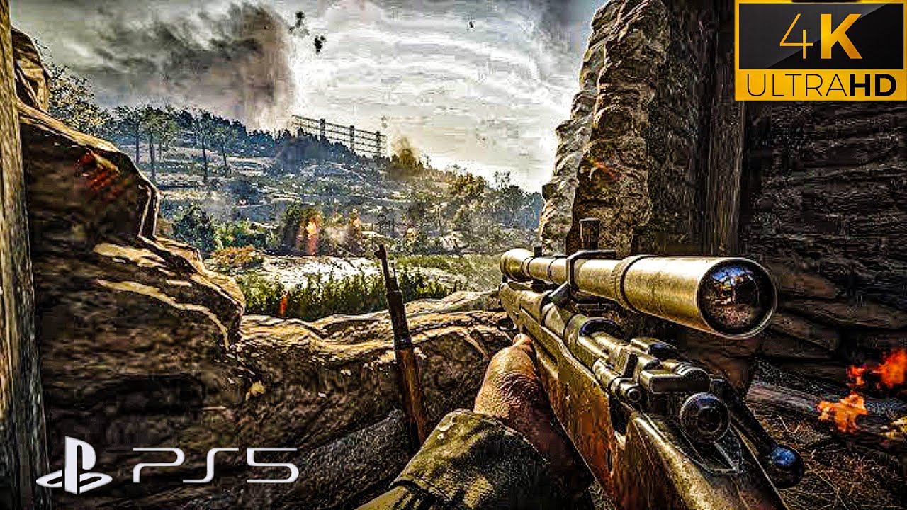 EXPERIENCE [CALL OF DUTY WWII IN STUNNING 4K ULTRA HD AT 60FPS ] FOR THE ULTIMATE GAMING IMMERSION
