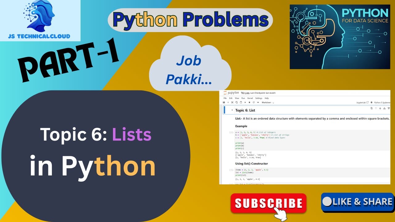 What is List ? | Find Largest Number in List using Python | Print a List in Reverse Order.