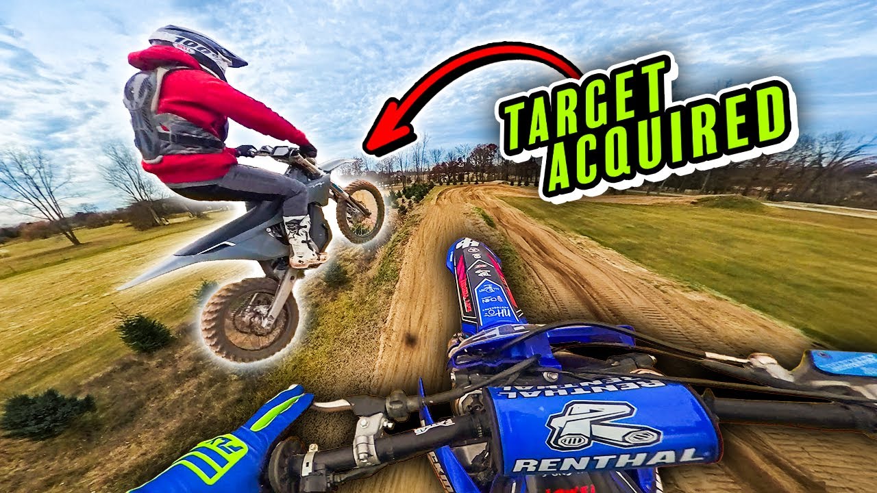Full Send Stark Varg Chase At Backyard MX Track